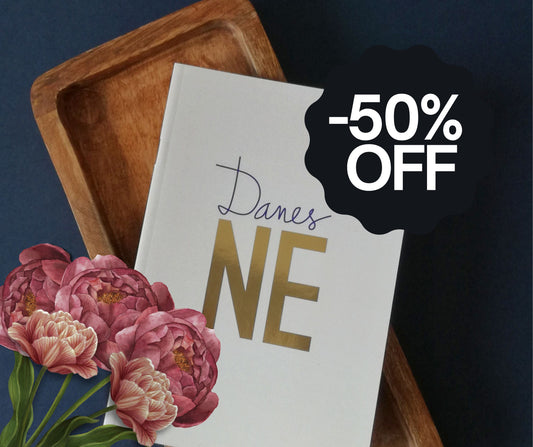 -50% OFF // DANES NE zvezek