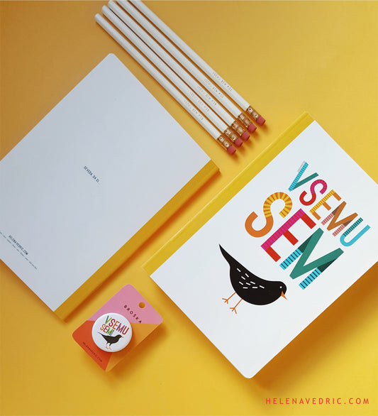 1+1 ZVEZEK "VSEMU SEM KOS" ožji // AKCIJA 1+1 GRATIS // 20% OFF