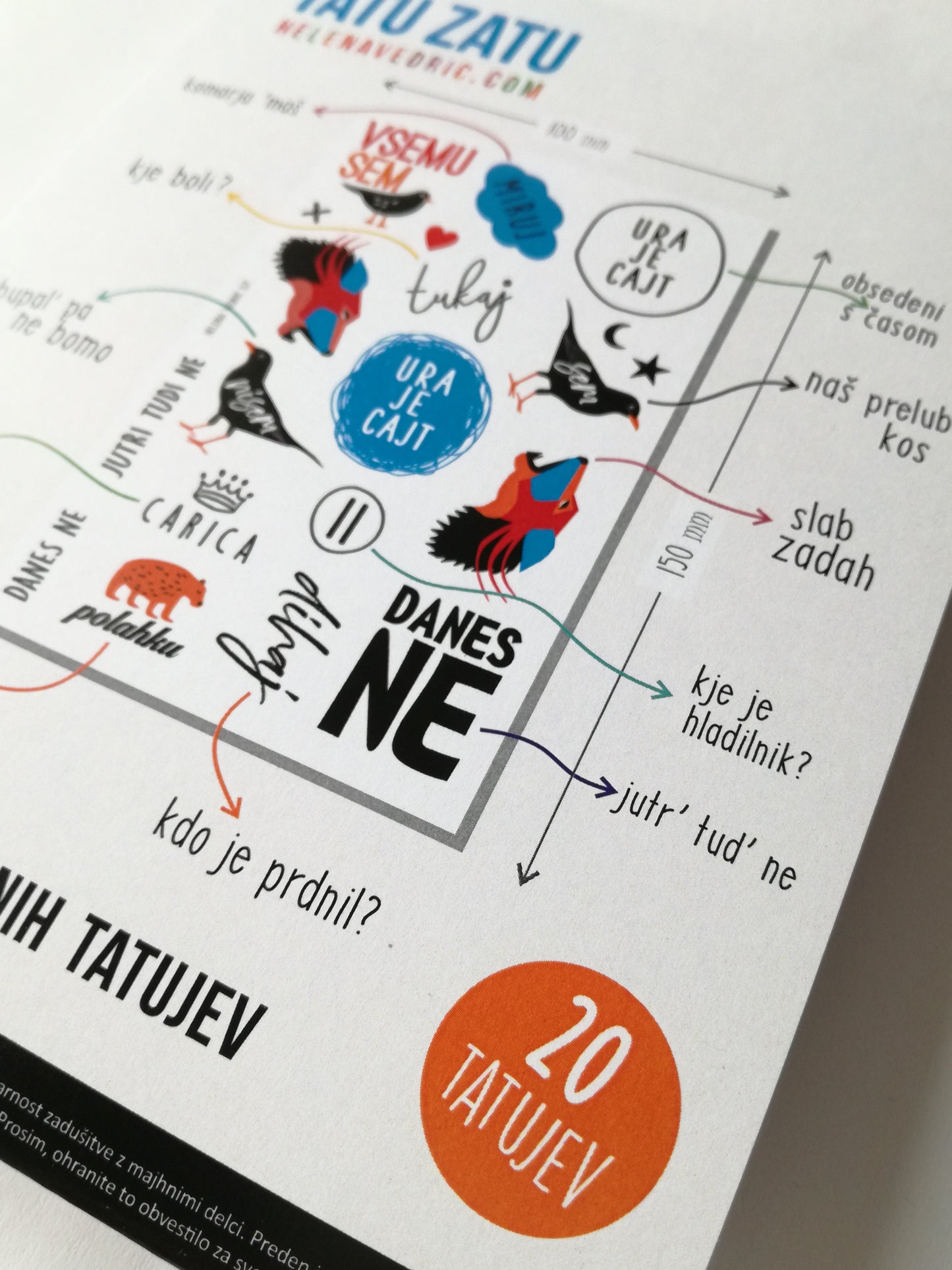 ZAČASNI TATUJI- spet na zalogi