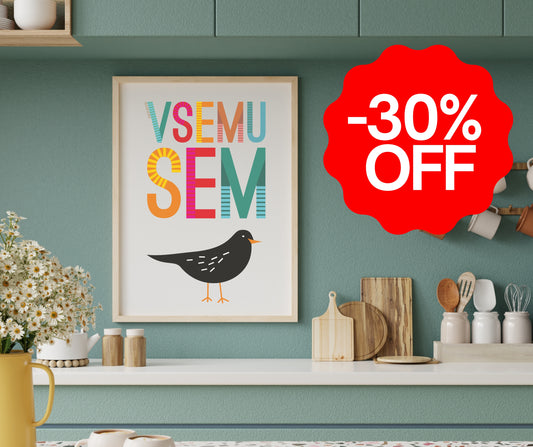30%OFF //  PLAKAT 50x70cm SEM/ SMO