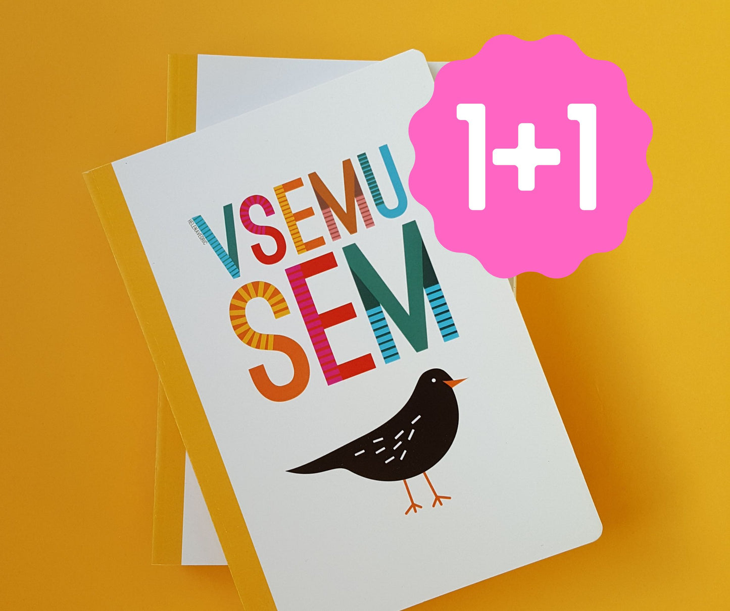 1+1 ZVEZEK "VSEMU SEM KOS" ožji // AKCIJA 1+1 GRATIS