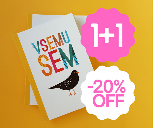 1+1 ZVEZEK "VSEMU SEM KOS" ožji // AKCIJA 1+1 GRATIS // 20% OFF