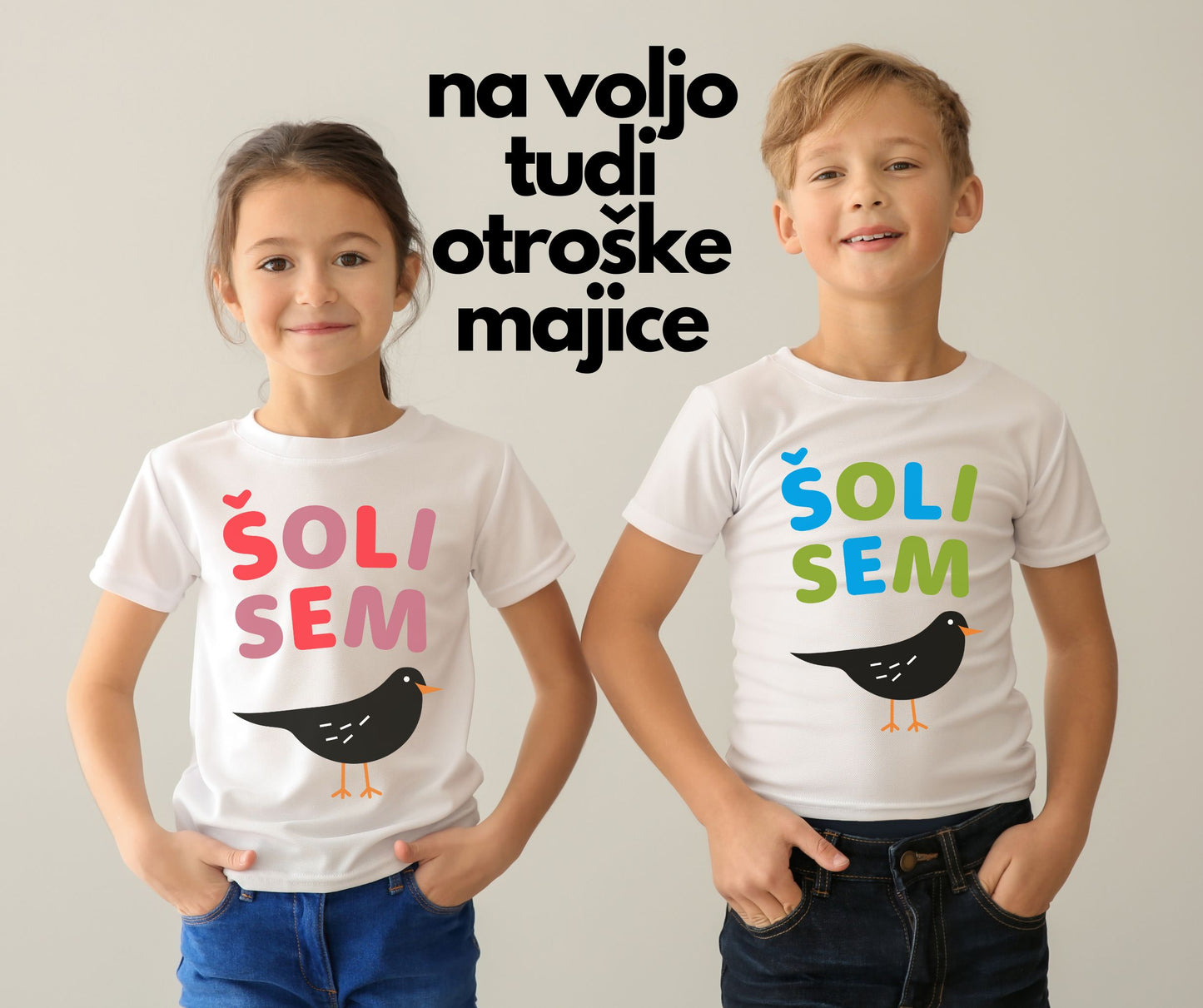 !!! NOVO !!!  MAJICA "ŠOLI SEM KOS" za odrasle