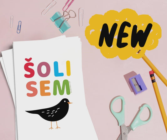 !!! NOVO !!! KARTICA "ŠOLI SEM KOS"