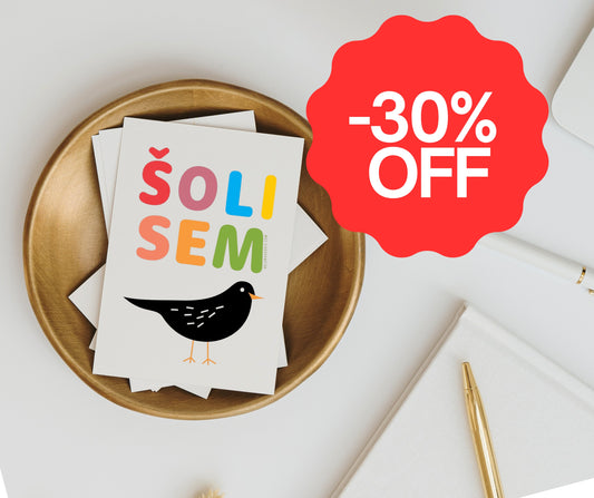 -30% POPUST // KARTICA "ŠOLI SEM KOS"