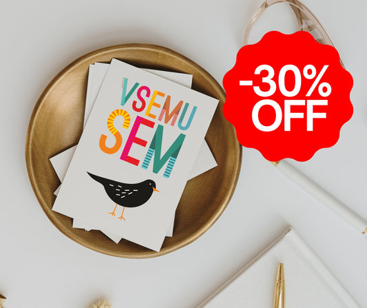30% OFF // KARTICA "VSEMU KOS" KOLEKCIJA