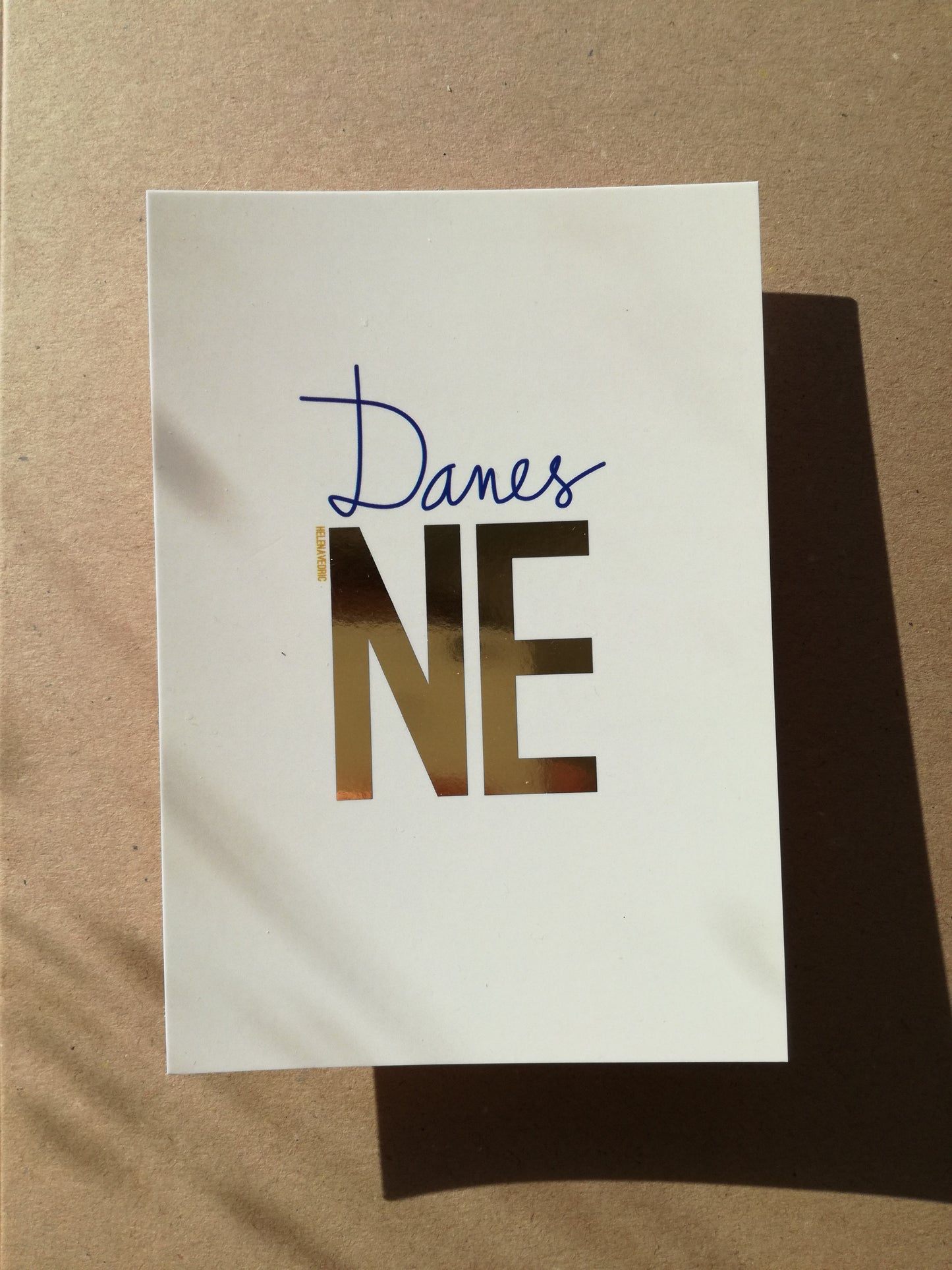 KARTICA "DANES NE"